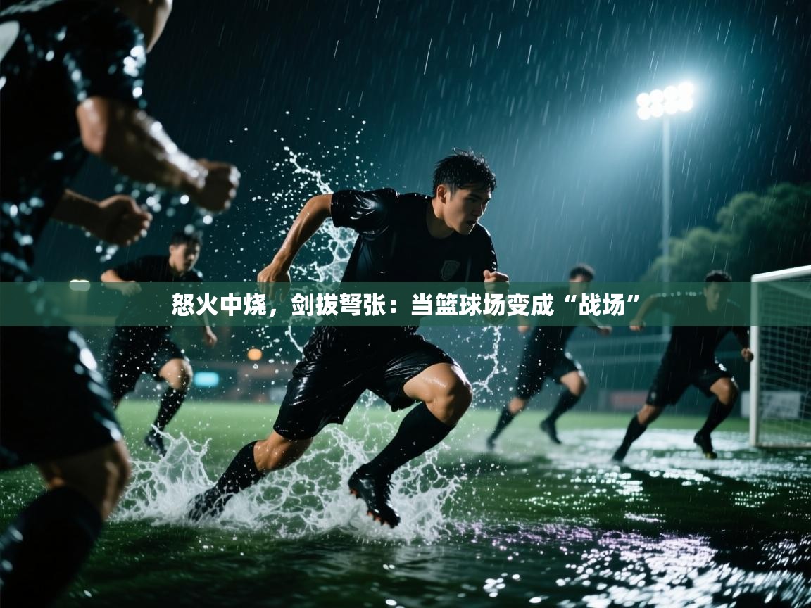 怒火中烧，剑拔弩张：当篮球场变成“战场”  第2张